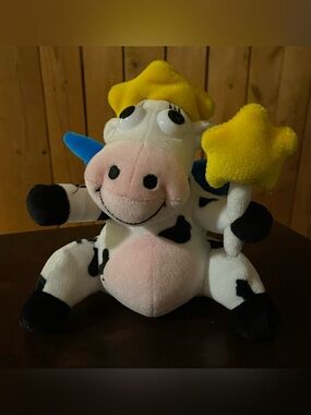 1998 Kraft Dairy Fairy Plush Cow Star Wand Soft Toy Stuffed Animal